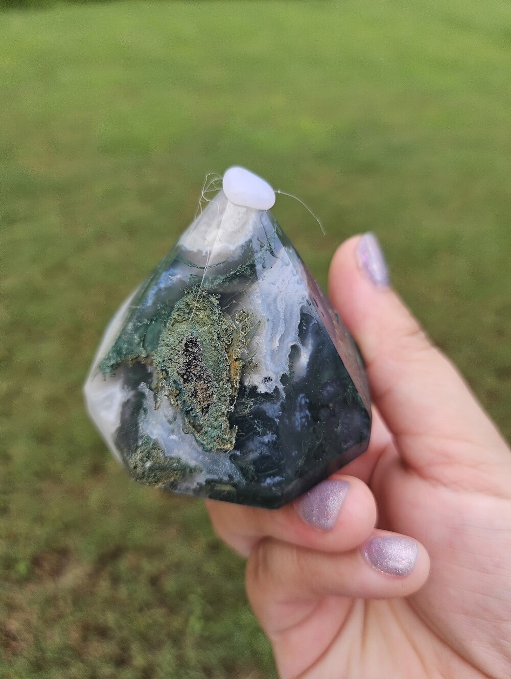 Moss Agate Diamond